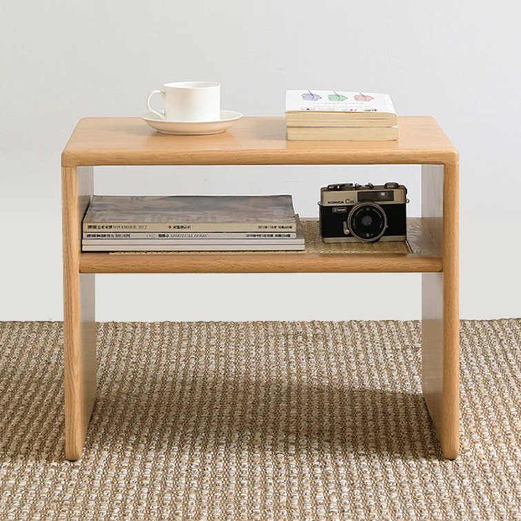 BLONSKI Lina Solid Wood Top End Table Wayfair Canada